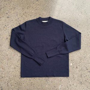 Studio Nicholson Navy Relaxed Sweater